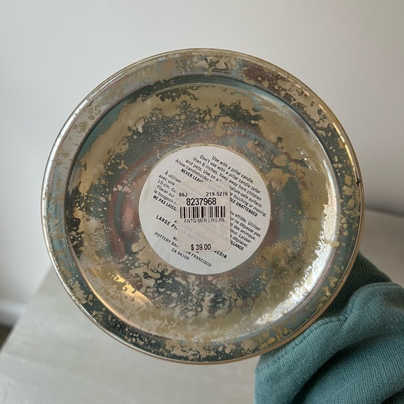 Pottery Barn Mercury Glass Candlestick - Picture 2 of 2